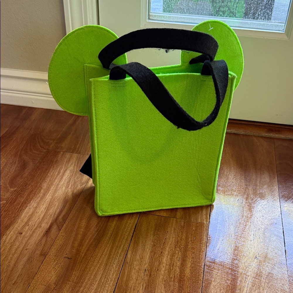 Disney Lime Green Mickey Mouse Halloween Tote - Picture 4 of 6
